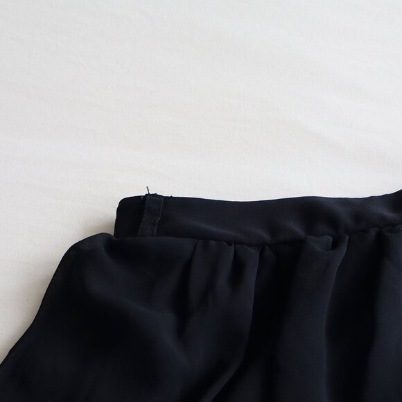 Target Xhilaration Black Chiffon Skirt - Picture 3 of 7